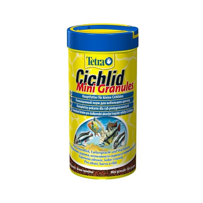 Специальный корм для рыб Tetra Cichlid Mini Granules 250 мл