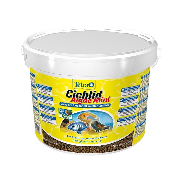 Специальный корм для рыб Tetra Cichlid Algae Mini 10 л