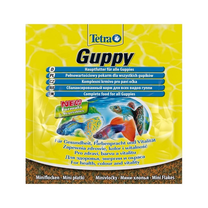 Специальный корм для рыб Tetra Guppy 12 г